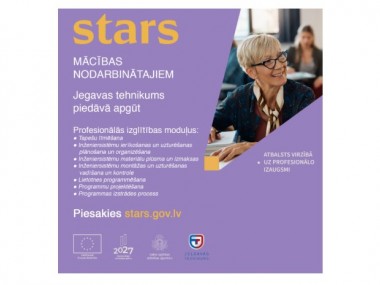 Jelgavas tehnikums piedāvā apgūt profesionālās izglītības moduļus